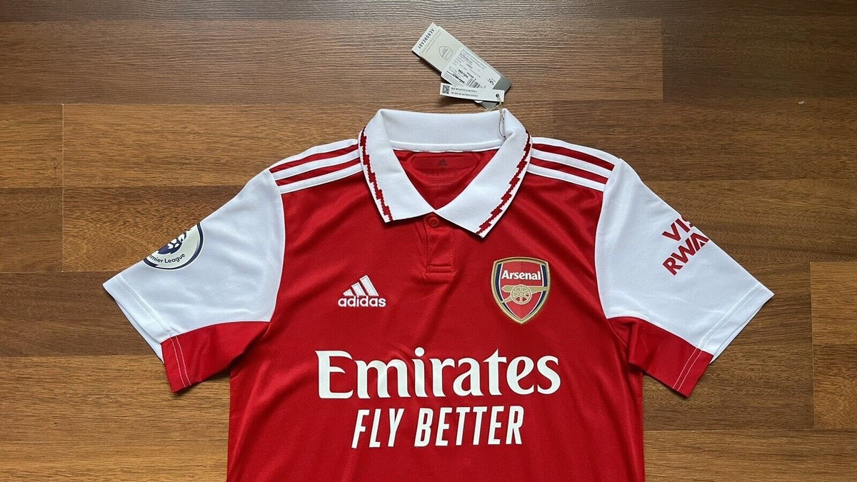 ARSENAL ADIDAS 2022/2023 FOOTBALL SOCCER HOME JERSEY #9 JESUS SIZE