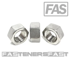 (5) M18-1.50 Stainless Steel DIN934 Extra Fine Thread Metric Finished Hex Nut A2