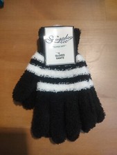 NEW Unisex One Size Super Soft Gloves by Snugadoo Too Black