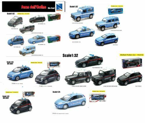 Produktbild von Fiat Punto 60 S Carabinieri Polizei Dunkelblau 1995 1:43 Modellauto
