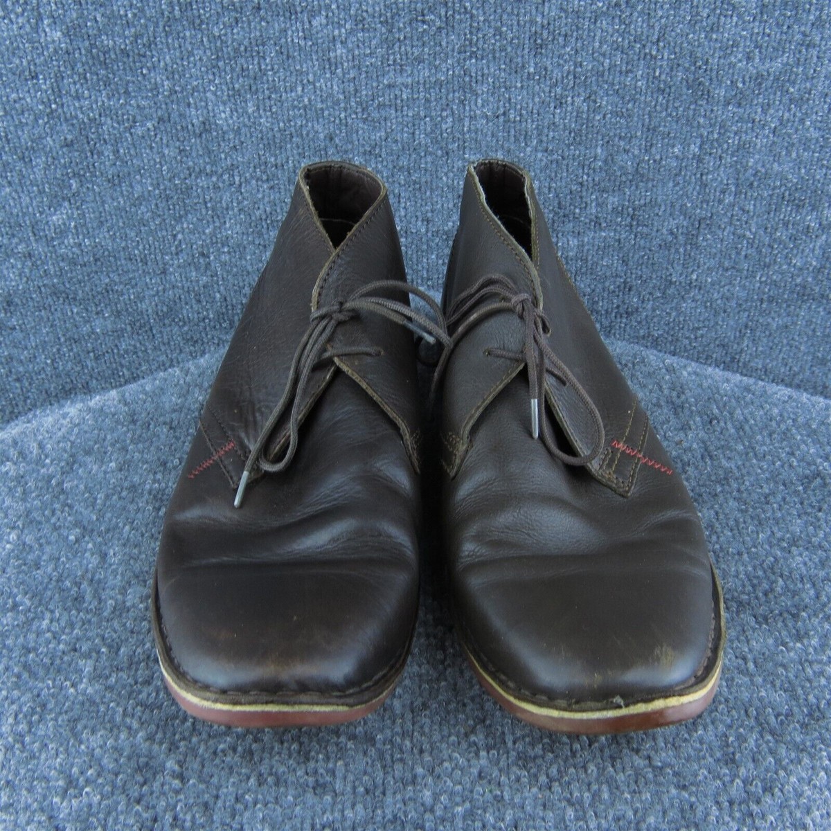 Vito Rossi Men Chukka Boots Brown Leather Lace Up Size 11  display picture 1