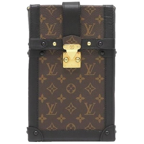 LOUIS VUITTON Miss France Monogram Mini Trunk Paper Weight Brown