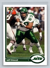 Jeff Criswell 1991 Upper Deck #689 New York Jets