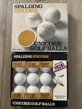 Vintage 3 Sleeves Spalding Encore Unicore Golf Balls 1 Sleeve Spalding Rebel