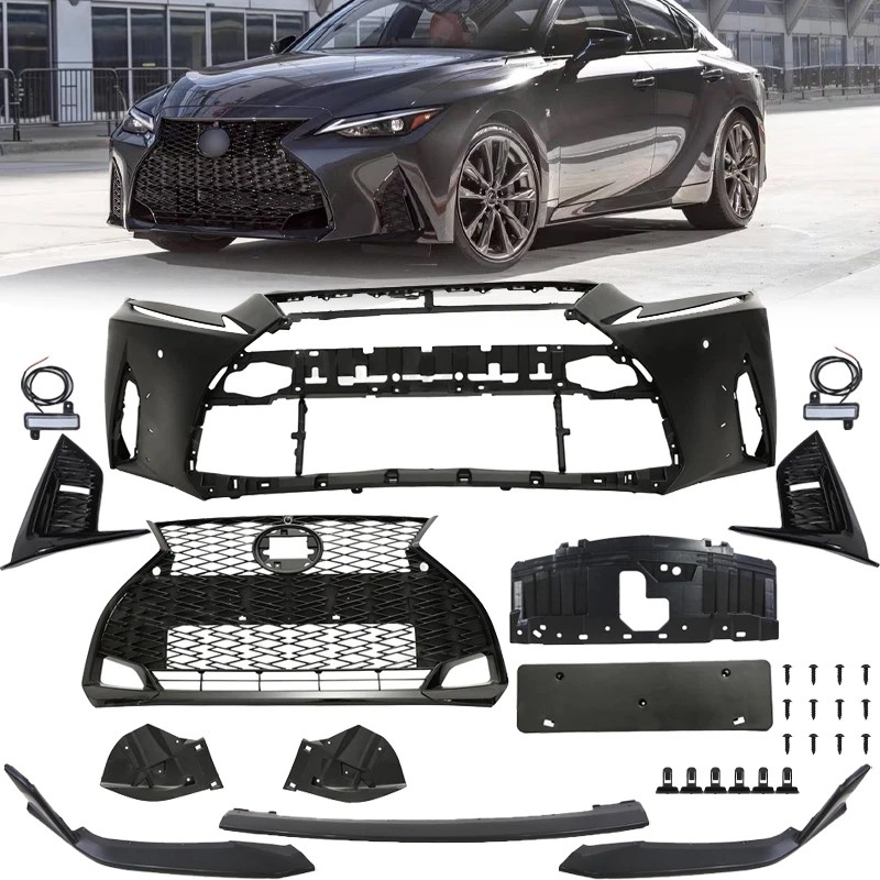 Front Bumper Grille Conversion Kit For 2014-2016 Lexus IS250 IS350