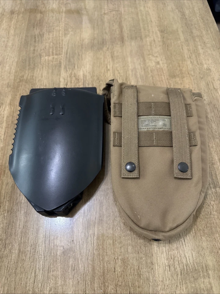 Pala de atrincheramiento de herramientas electrónicas con bolsa portadora MOLLE II Foto 2 de 4