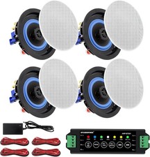 STUDIOFINIX 4 Inch Bluetooth Ceiling Speakers 320W 4 Speakers