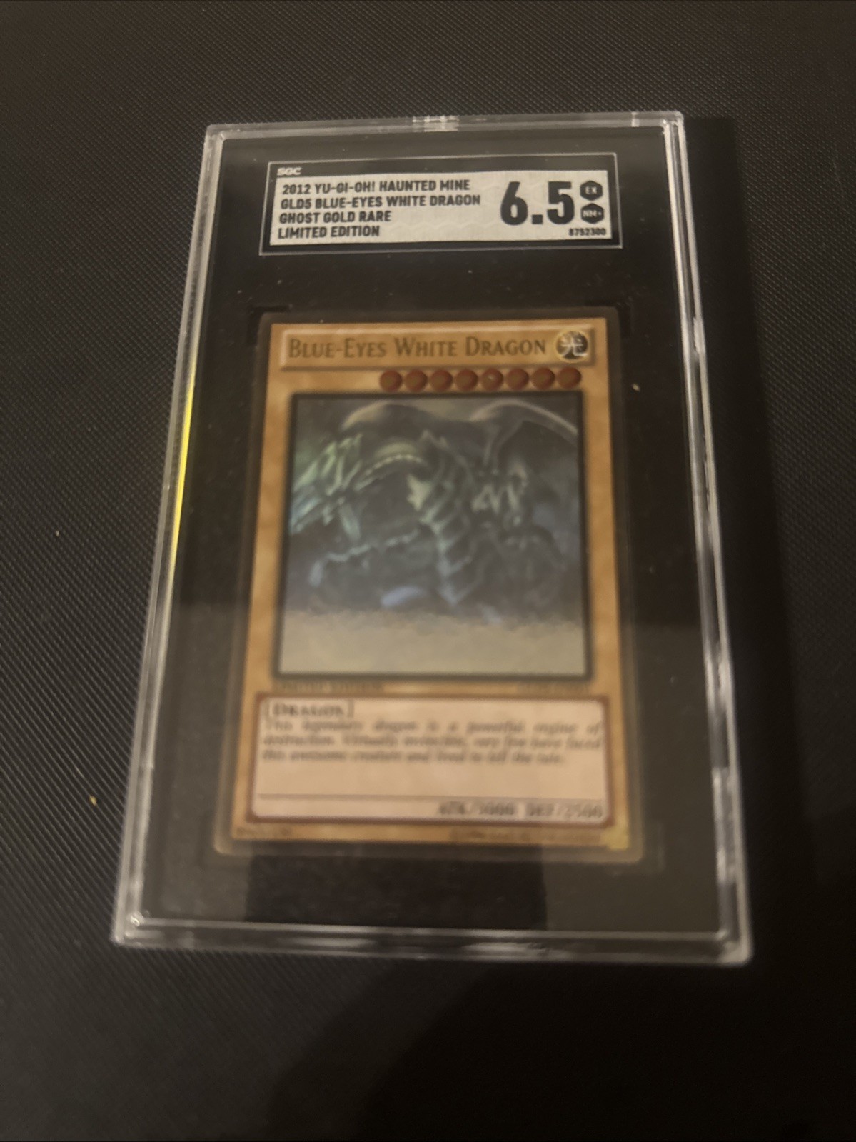 2012 Yu-Gi-Oh! GS: Haunted Mine GLD5-EN024 Gorz Ghost Rare SGC 8.5 view 1