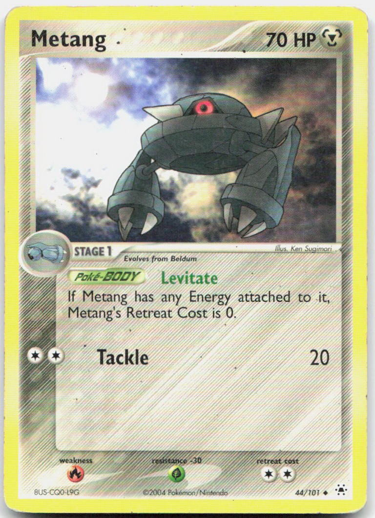Metang 44/101 Uncommon Hidden Legends Pokemon Heavily Played