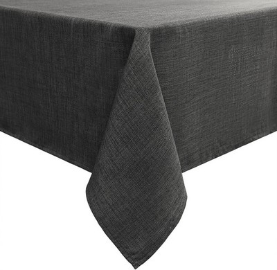 smiry Leinenoptik Tischdecke Abwaschbar Lotuseffekt Eckig 140 x 200 cm