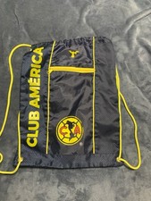 Club America Official Drawstring Bag - Yellow/Navy Official Club Merchandise