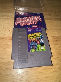 Monster Party (NES) with Instruction Manual and Cartridge Sleeve