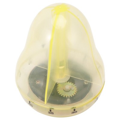 1Pc Yellow Mechanical Kitchen Timer for Home Use with Loud Bell Alert