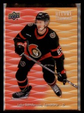 Jake Sanderson 2023-24 Upper Deck Allure Color Flow Red-Orange #CF-22 Senators 