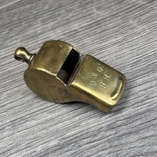 B & O Railroad Brass Cork Ball Whistle Baltimore Ohio Railroad