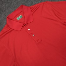 Ben Hogan Performance Golf Polo Shirt Red L/G Short Sleeve Collared Mens