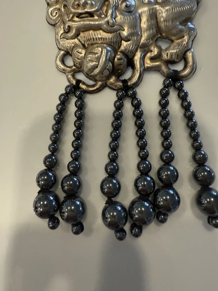 Collar Foo Perro Grande Chino Vintage Foto 3 de 4