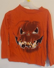 Halloween jack o lantern pumpkin boys long sleeved shirt