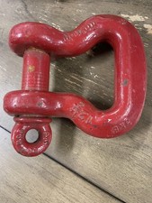 CROSBY  5KB  12 1/2 TON  1-1/4" SCREW PIN  WEB ANCHOR SHACKLE USA  CLEVIS RIG