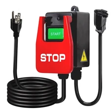 120V Paddle Switch, 15A, 5.5 Ft Cord, Knee Paddle for Table Saw, Router, Drill