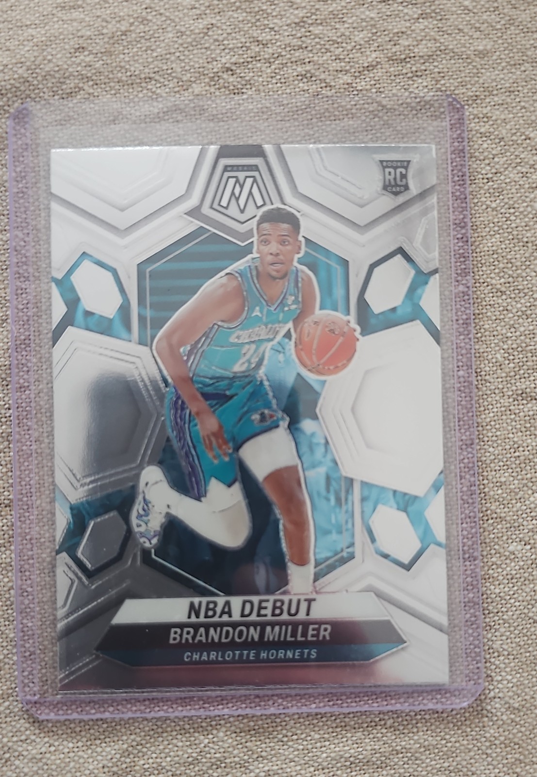 2023-24 Panini Mosaic - NBA Debut Brandon Miller #252 Silver Prizm (RC)