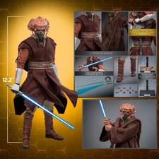 Hot Toys MMS785 Star Wars The Clone Wars Plo Koon 1 6 Scale 12 Figure In Stock