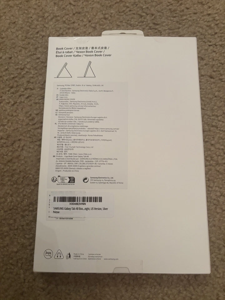 Genuine Samsung Galaxy Tab A8 10.5in Book Cover Smart Case  - Image 2 of 2