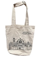 Starbucks Roastery Tasting Room Seattle Canvas Cotton Shopping Tote Bag