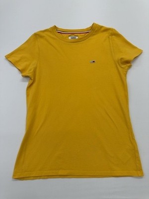 Tommy Jeans Women's Gold Logo Accent T-Shirt Size S Regular NWT