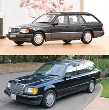 NOREV 1/18 Benz S124 300D T-Modell 1990 Wagon Alloy Diecast Model Car Black Gift