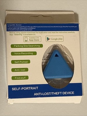 iTag Bluetooth Self Portrait Anti-Lost Theft Tracking Device GPS Tracker Blue