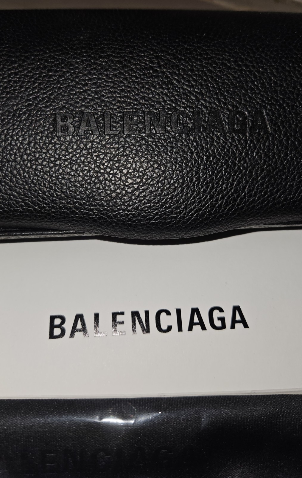 Brand New Medium Balenciaga Hard Clamshell Glasses Case With Extras thumbnail 3
