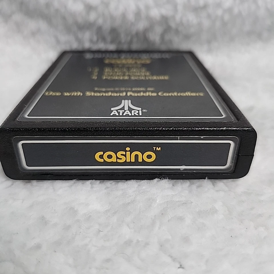 Atari 2600 CASINO CX-2652 Game Program 1979 Video Game Cartridge - Image 4 of 4