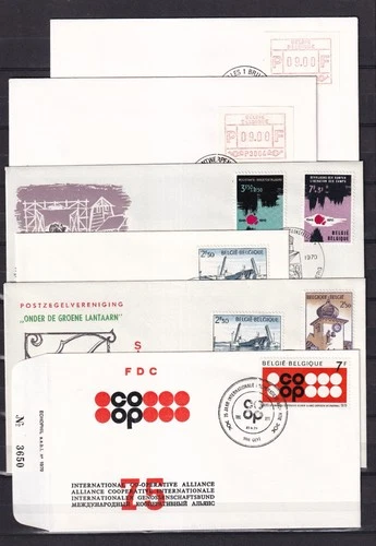 [LG78016] Belgium Nice Lot FDC First Day Cover UNG