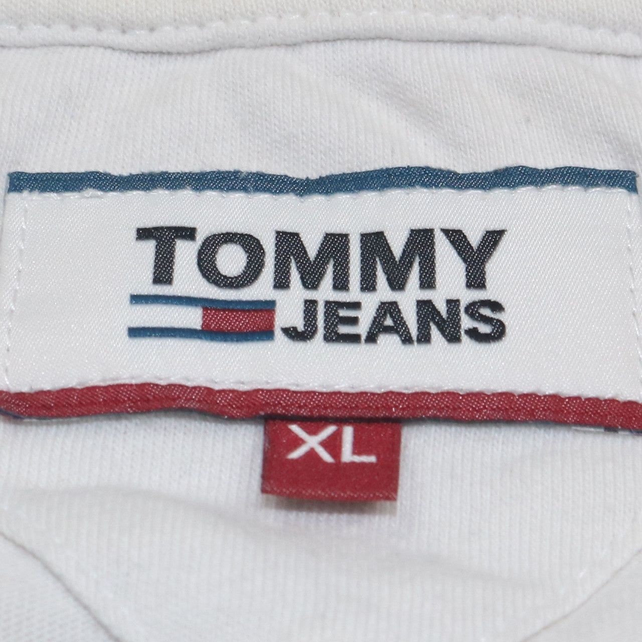 Tommy Jeans White T-Shirt Mens Xl image 6