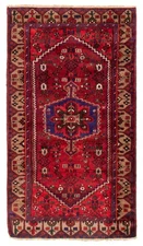 3'9" x 6'8" Vintage Hand Knotted Area Rug Traditional Oriental Wool Carpet