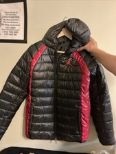 Kids XL Jordan Black And Red Puffer Coat With Hood
