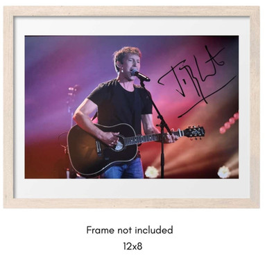 James Blunt - British Singer Star Autograph Hand Signed Photo 12x8 -Verified COA
