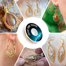 Square Brass Wire 18 Gauge 1.0x1.0mm 30 Feet - Jewelry Crafting Wire for Me...