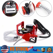 Portable Automatic Nozzle Transfer Pump 12V Electric Diesel Fuel Transfer Pump