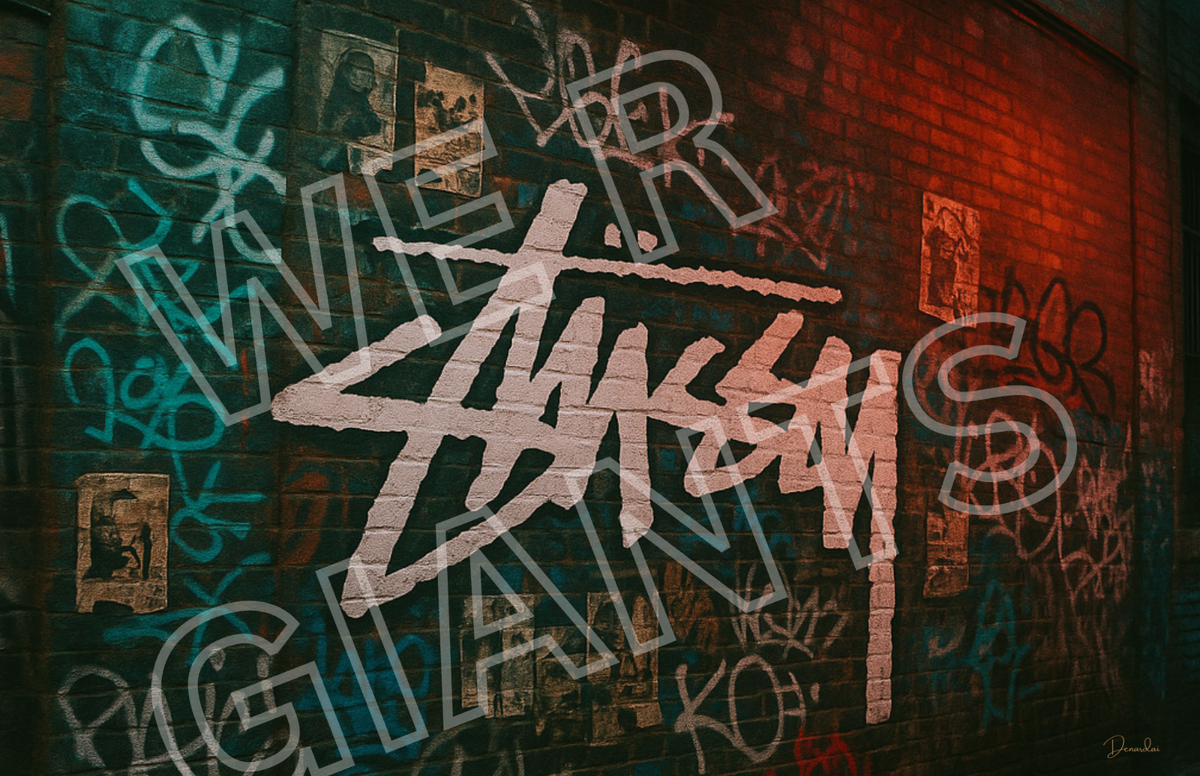 STUSSY Graffiti Wall 17x11 Art Print | eBay