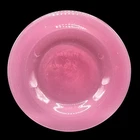 Steuben Rosaline Glass Recessed Plate 8.5" Carder Era c.1910 Autographed READ