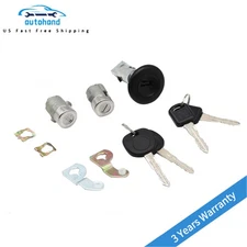 For CHEVROLET GMC Silverado Tahoe W/CLIPS New Ignition Lock Cylinder & Keys