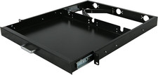 1U Rack Mount Sliding Keyboard Tray Cantilever for Server Data Network Rack