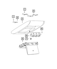 Genuine Mopar Trailer Tow Harness 6105093AA