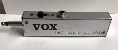 VOX VTG RARE DISTORTION BOOSTER CHROME PLUG IN GUITAR EFFECT PEDAL