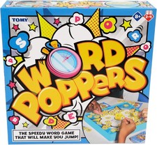 TOMY Games Word Poppers - Race to Make Words Before Timer Board Pops - 2 to 4 pl