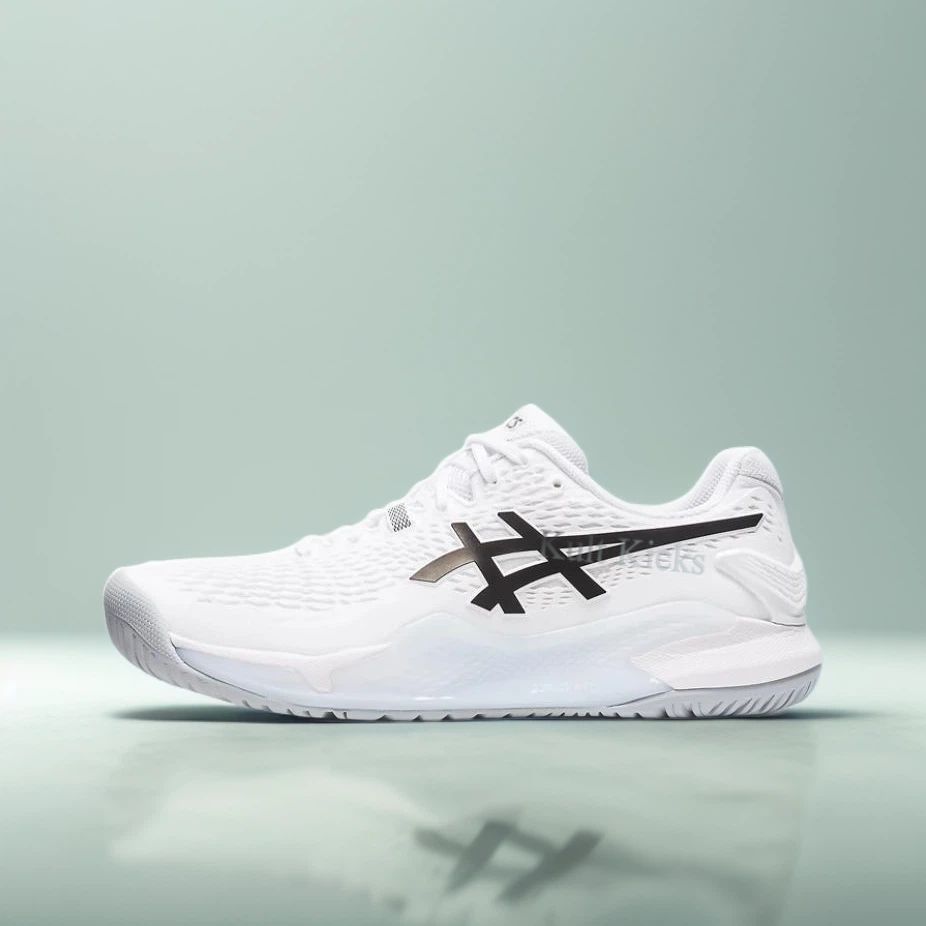 ASICS GEL RESOLUTION 9 28cm OC WIDE 白 👟ASICS Gel Resolution 9 White/black Men's shoes | eBay