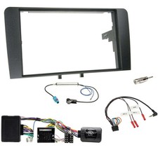 Radioset Lenkradadapter Doppel DIN Autoradio für Audi A3 8P 03-12 Bose Aktivsyst