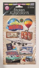 Travel Around The World Scrapbooking Stickers By Greenbrier International